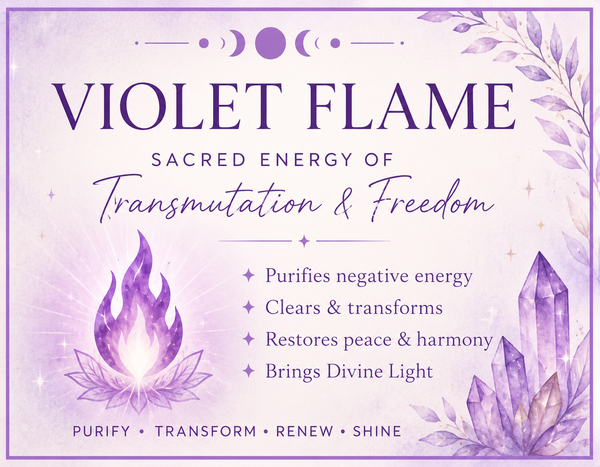 Saint Germain’s Violet Flame Ritual Kit