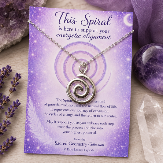 Spiral  Charm necklace