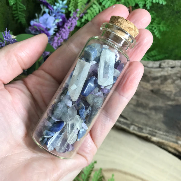 Anxiety Crystal chip vial