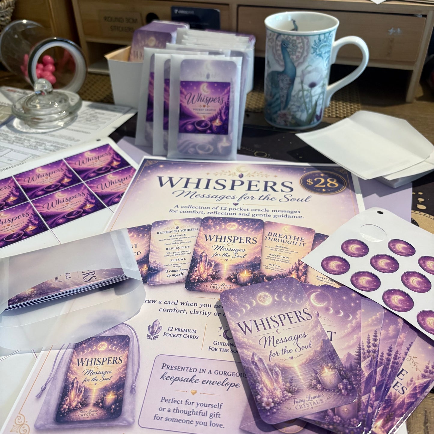 WHISPERS messages for the Soul pocket oracle
