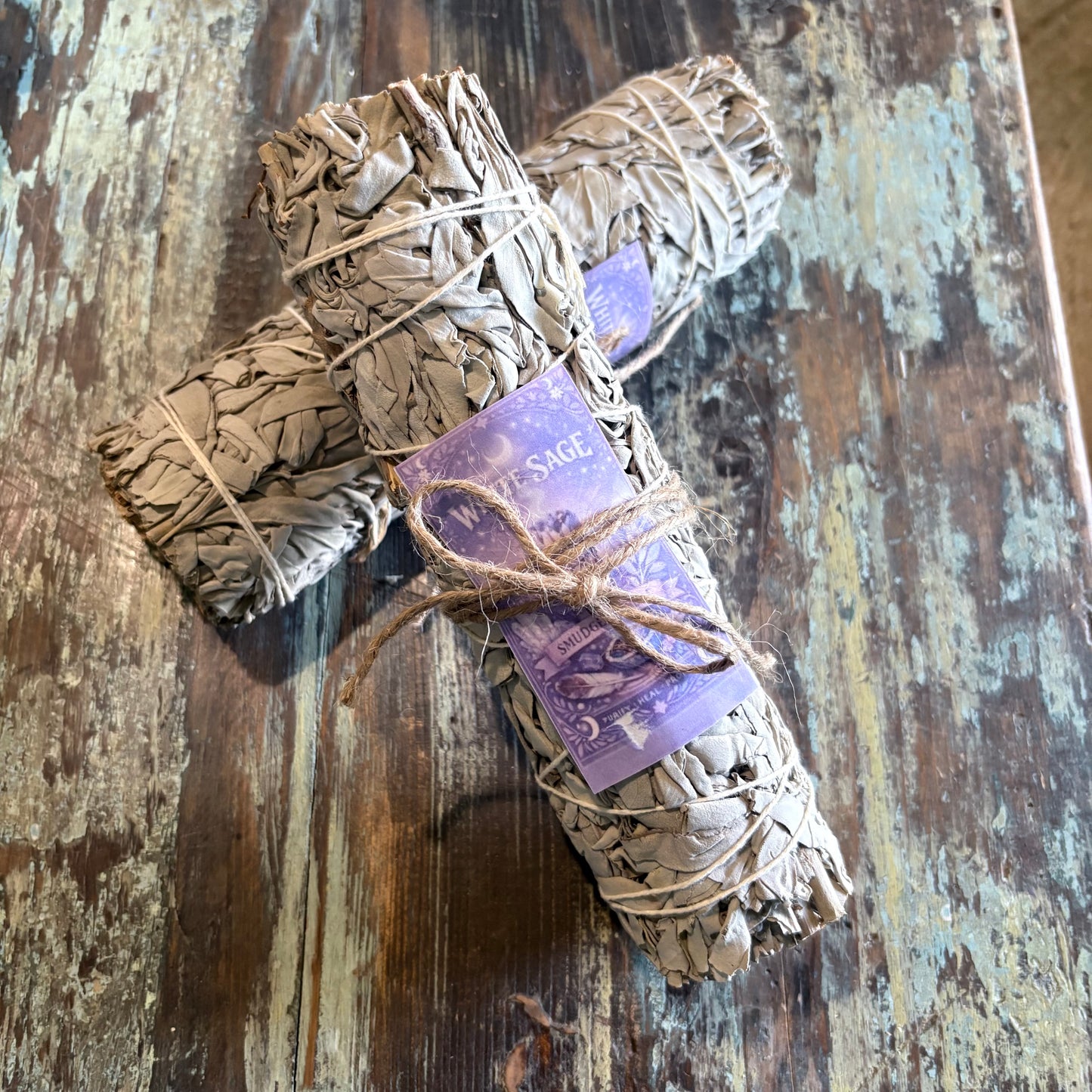 Cleanse & Purify with WHITE SAGE JUMBO Smudge Bundles