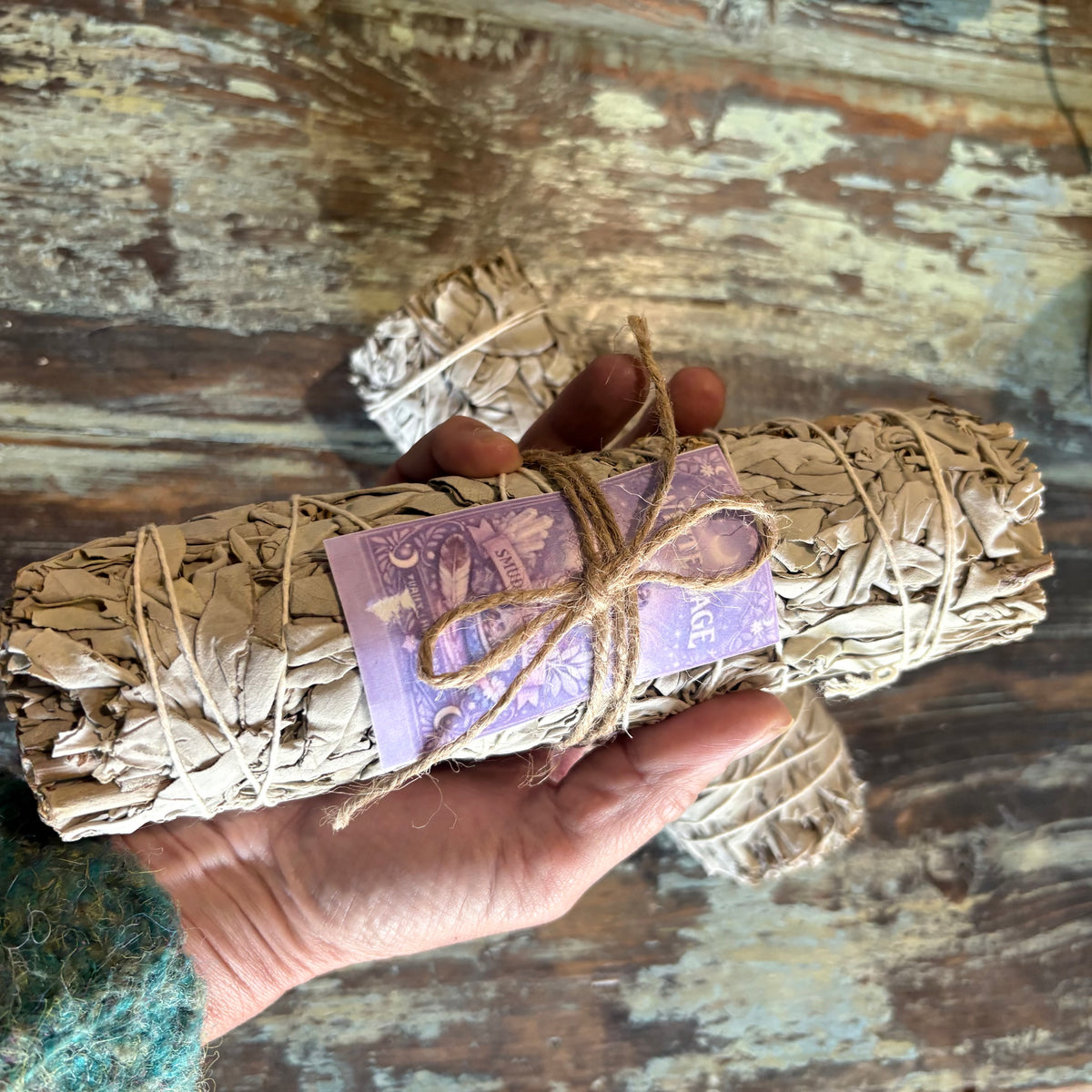 Cleanse & Purify with WHITE SAGE JUMBO Smudge Bundles