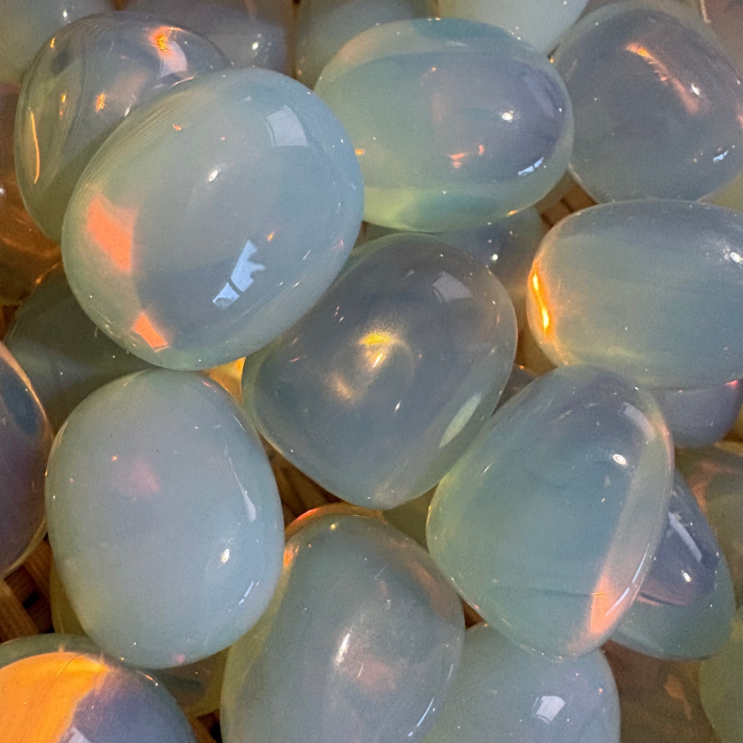 Mood Swings & Stress - Tumbled Opalite Crystals