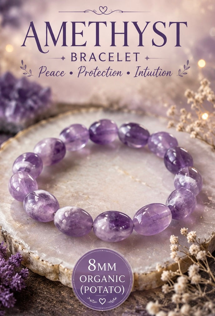 Amethyst Bracelet- Peace-protection - intuition