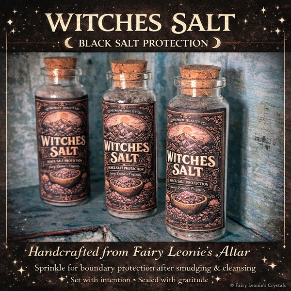 Black salt - witches salt protection. Cleanse & Purify