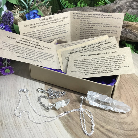 Lazer Quartz pendulum- pendant “tabbie”. Divination. Energy Work Tool
