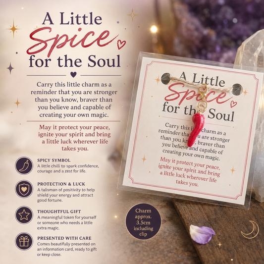 A little spice for the soul charm- chilli charm