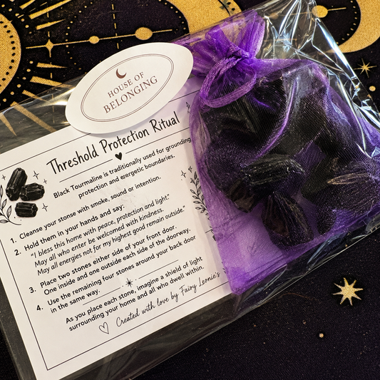 Sacred Threshold Black Tourmaline Protection Ritual