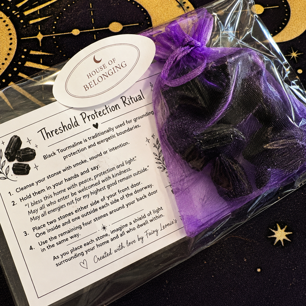 Sacred Threshold Black Tourmaline Protection Ritual