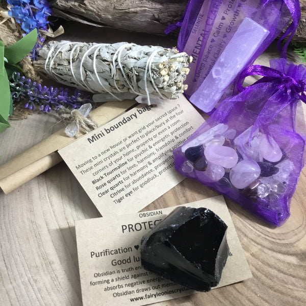 Essential clearing, cleansing, protection & creating energetic boundaries kit