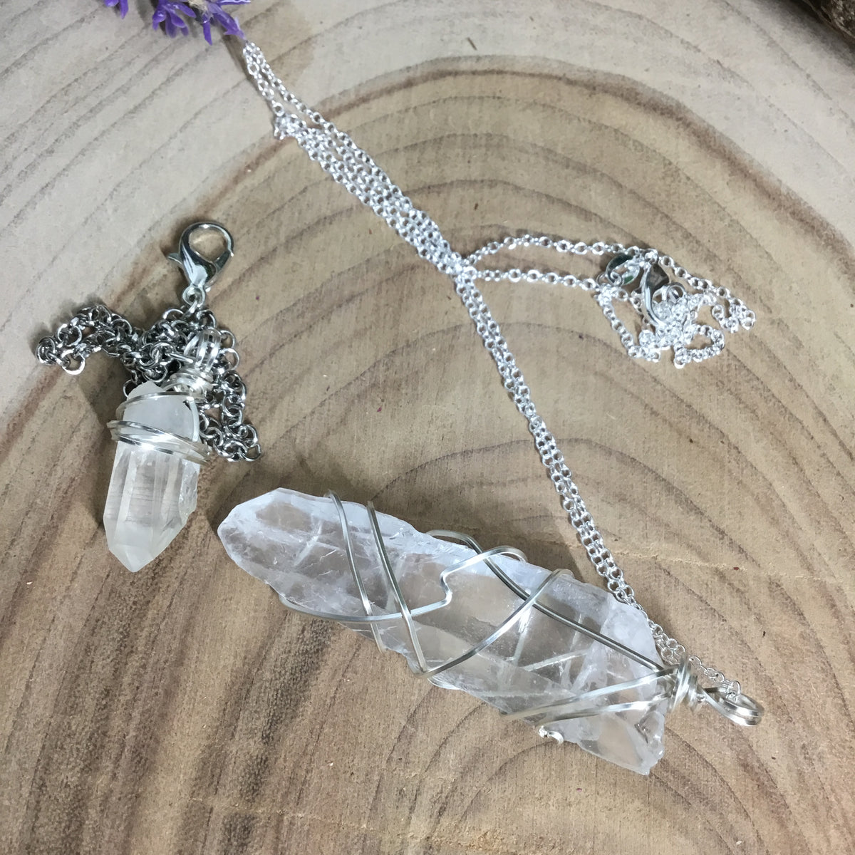 Lazer Quartz pendulum- pendant “tabbie”. Divination. Energy Work Tool