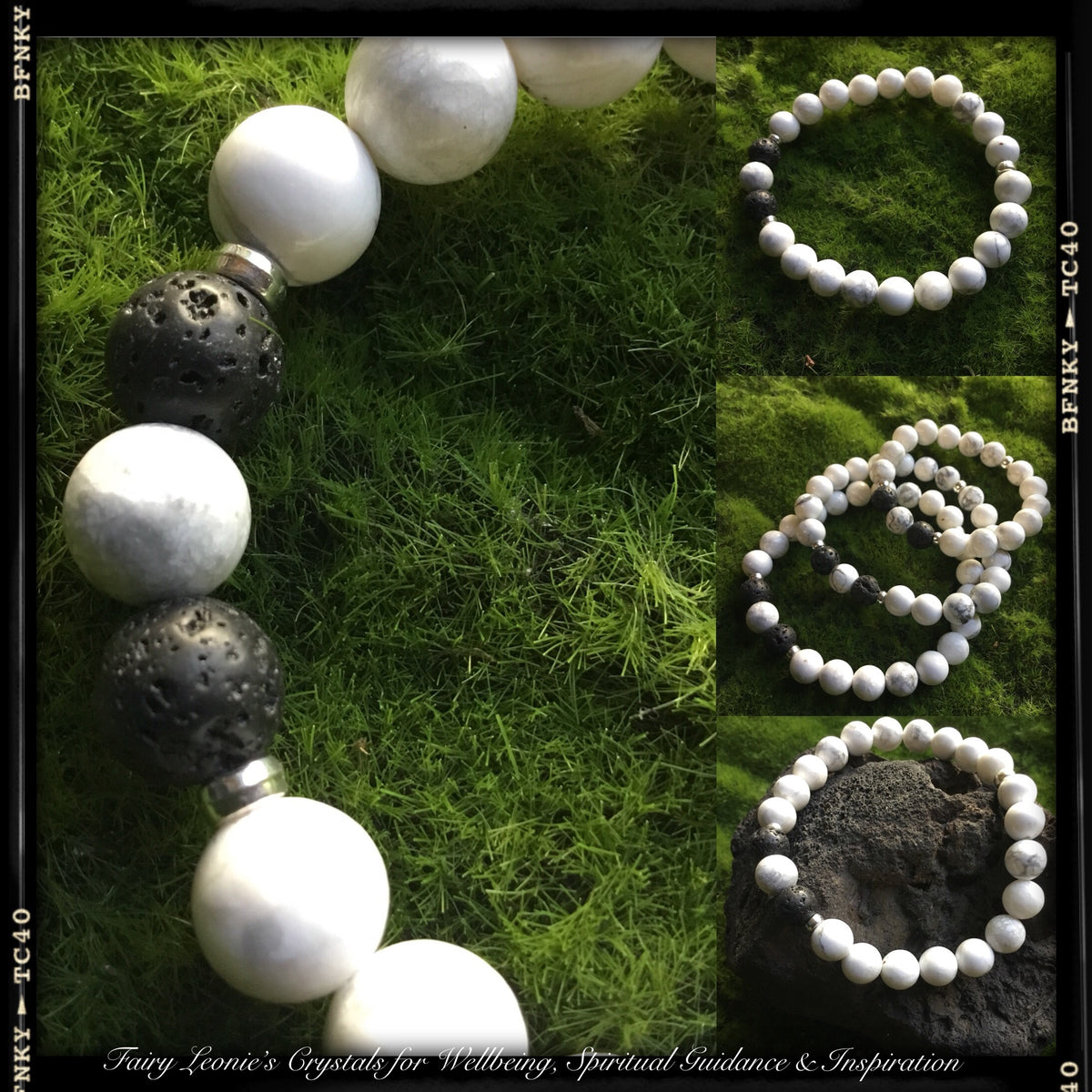 STRESS LESS HOWLITE Diffuser  Bracelet