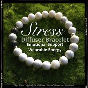 STRESS LESS HOWLITE Diffuser  Bracelet