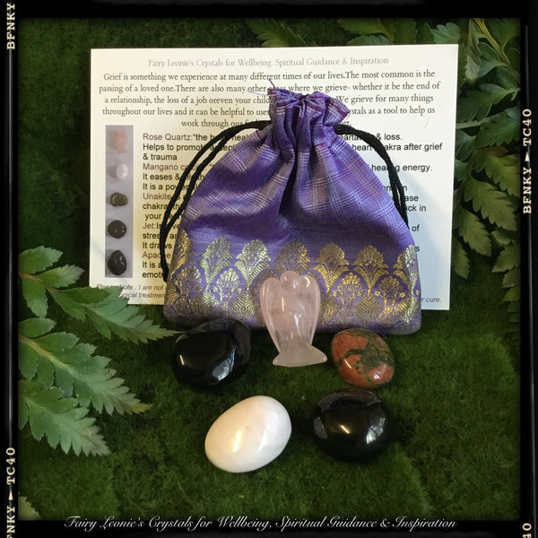 GRIEF & LOSS Deluxe Crystal Energy Support Kit