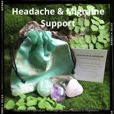 Headache & Migraine Crystal Prescription Kit