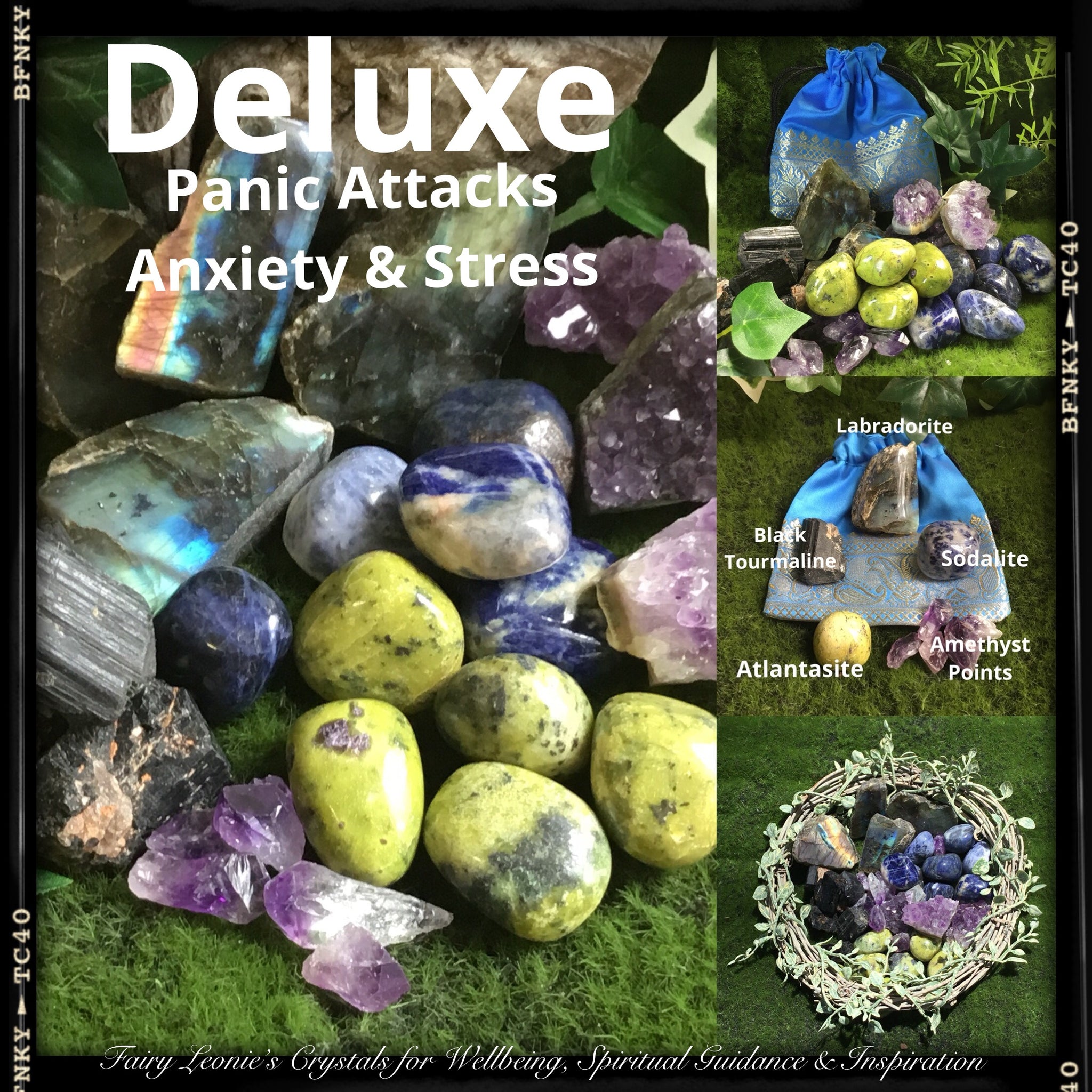 Fairy Leonie's STRESS & ANXIETY Deluxe Crystal Kit