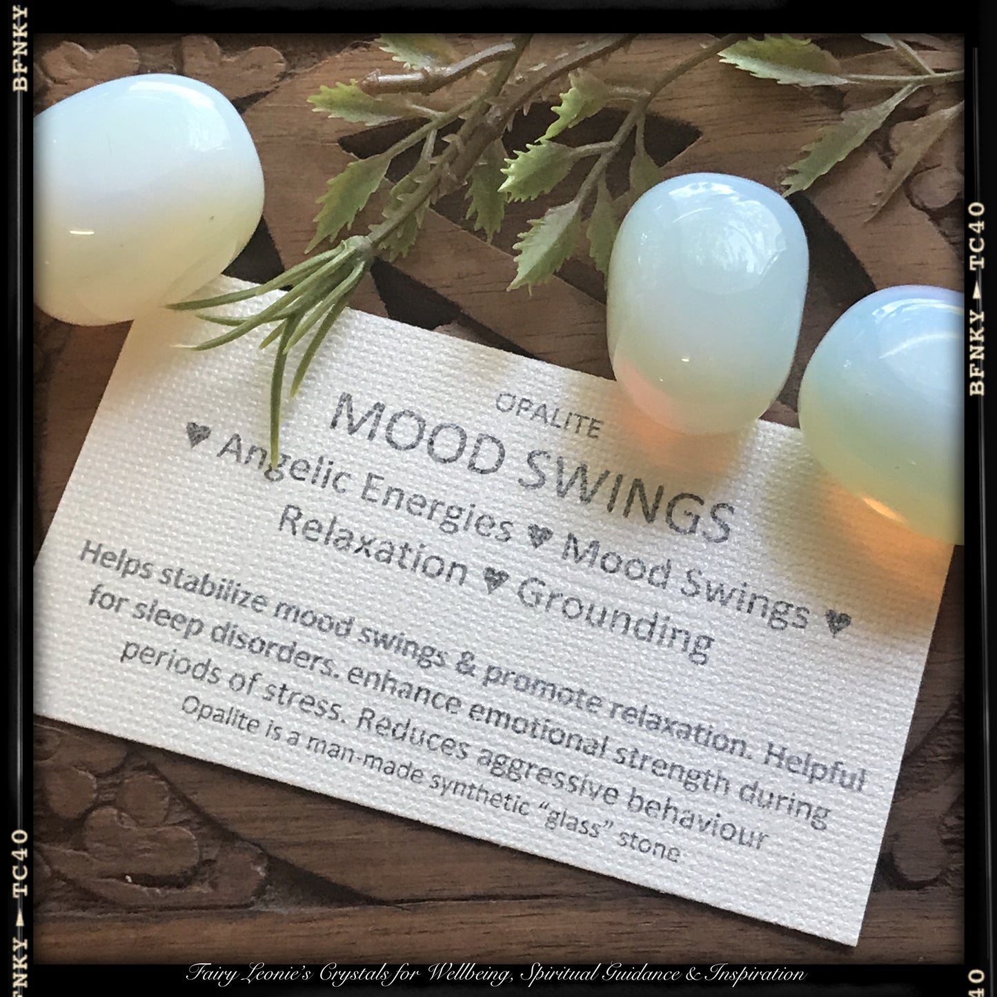Mood Swings & Stress - Tumbled Opalite Crystals