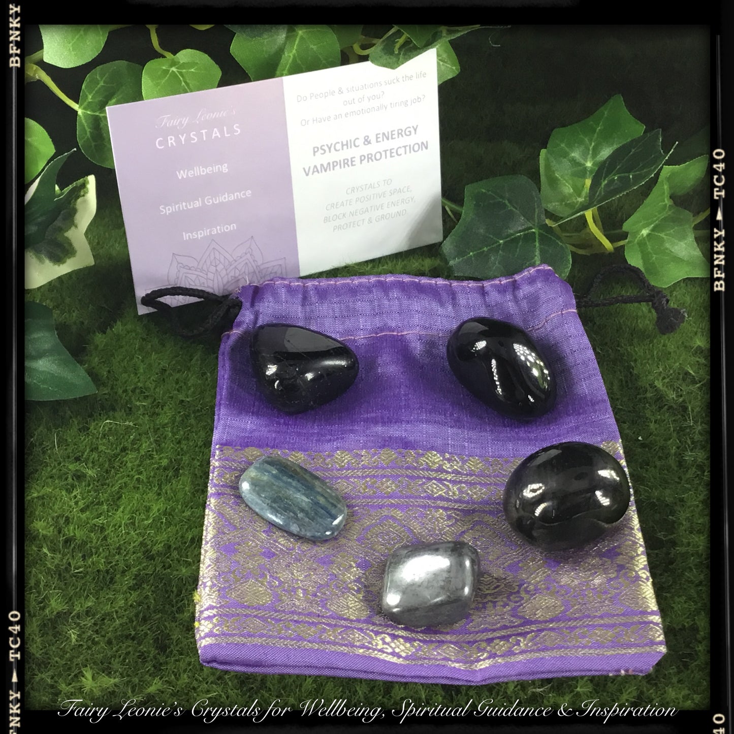 Psychic & “Energy Vampire” Protection Crystal Prescription Kit