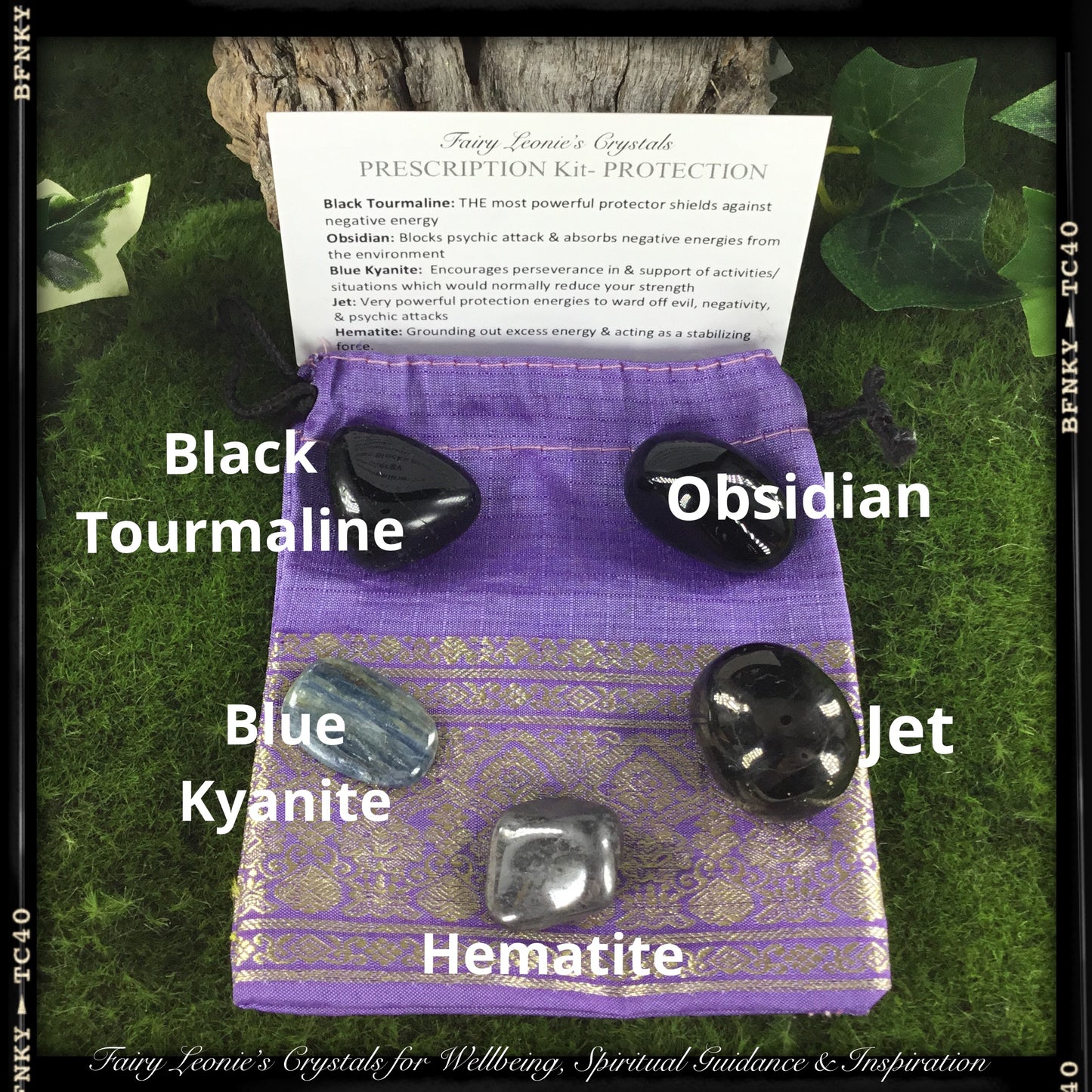 Psychic & “Energy Vampire” Protection Crystal Prescription Kit