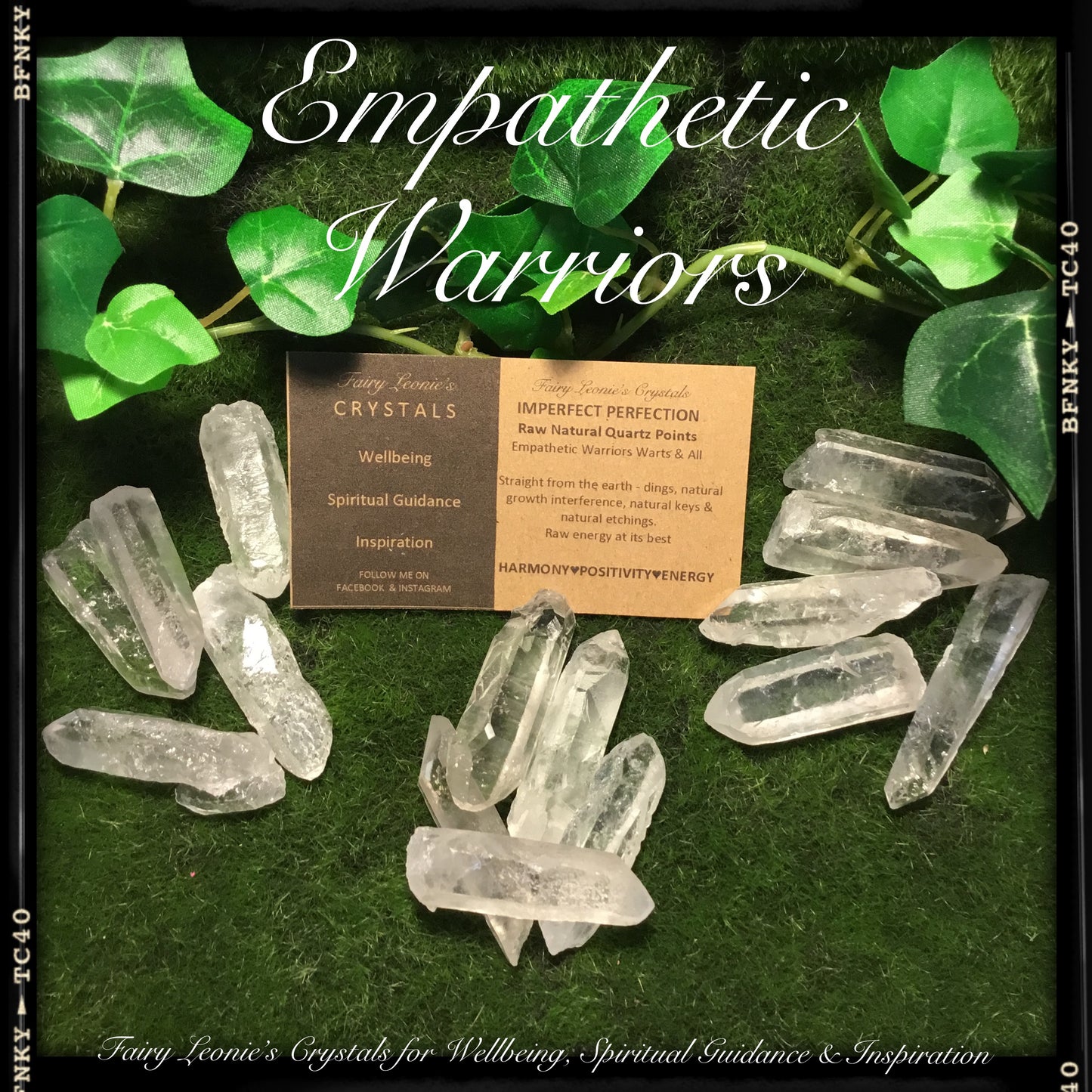 UNEARTHED TREASURE IMPERFECT PERFECTION -Raw Natural Empathetic Warrior Quartz Point Sets