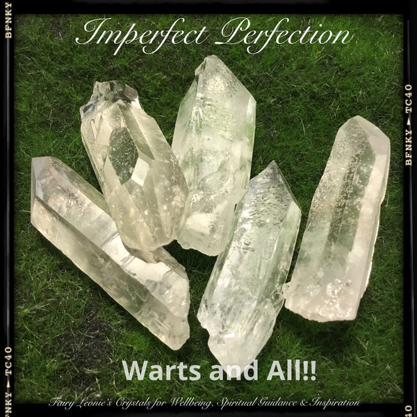 UNEARTHED TREASURE IMPERFECT PERFECTION -Raw Natural Empathetic Warrior Quartz Point Sets