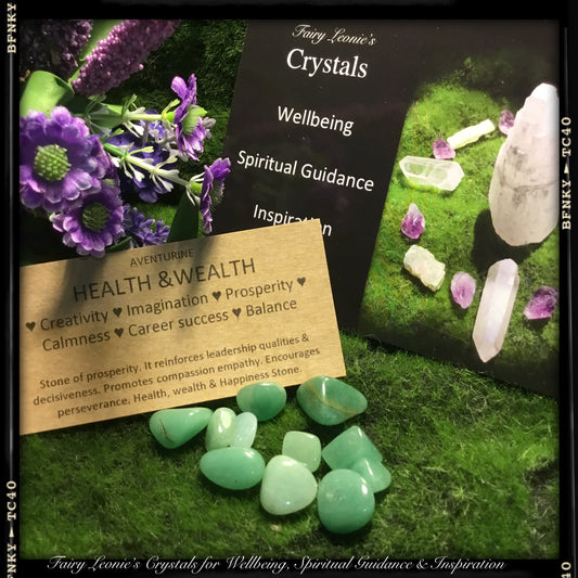 DIY Crystal Grid Mini Pack "HEALTH & WEALTH"