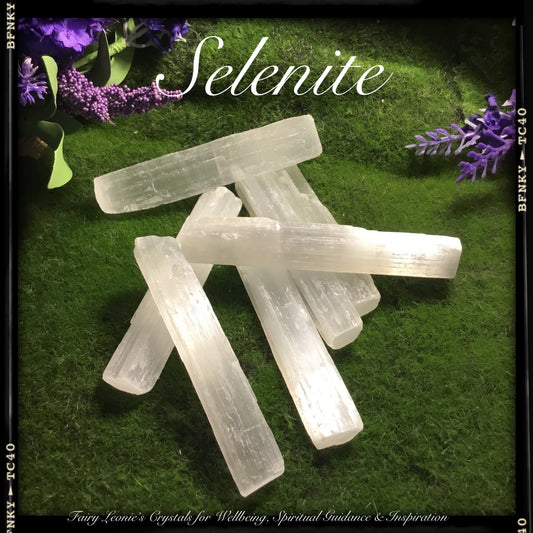 SELENITE WAND Activator. Cleanse & Purify