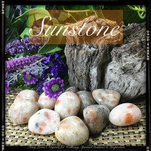 Crystals For Comfort & Nurturing SUNSTONE Tumbled Stones