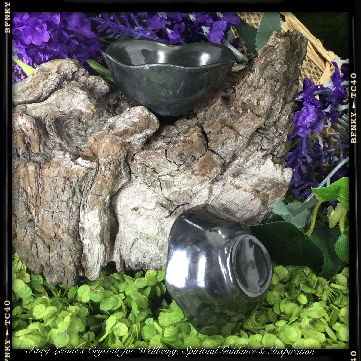 Crystals For Comfort & Nurturing HEMATITE OFFERING BOWL