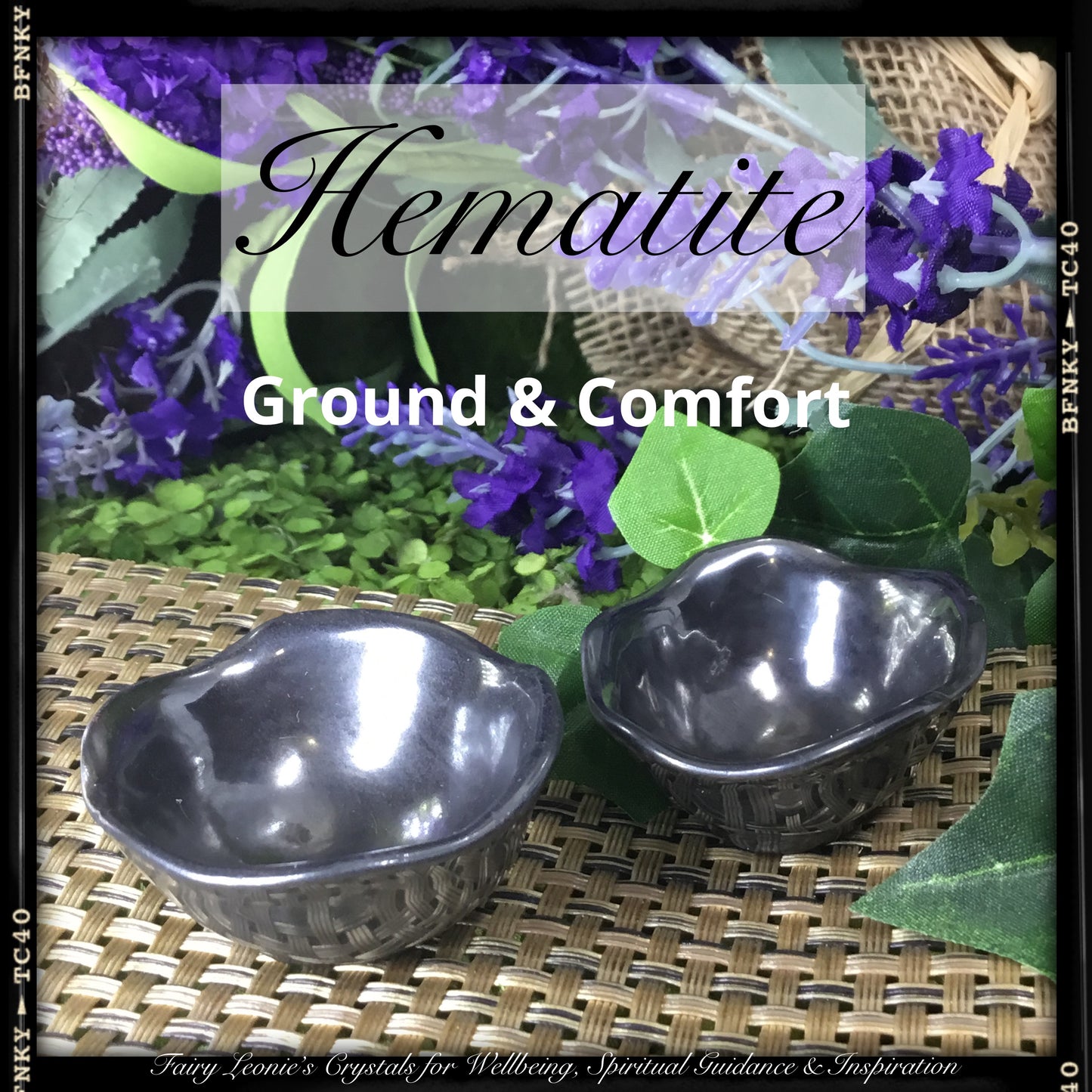 Crystals For Comfort & Nurturing HEMATITE OFFERING BOWL