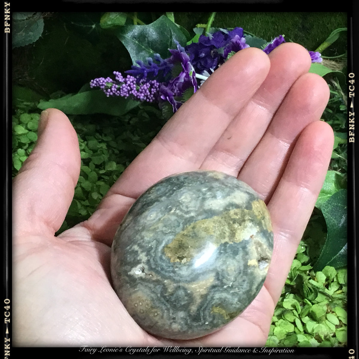 Crystals of Joy & Happiness #2 OCEAN JASPER GALETTE
