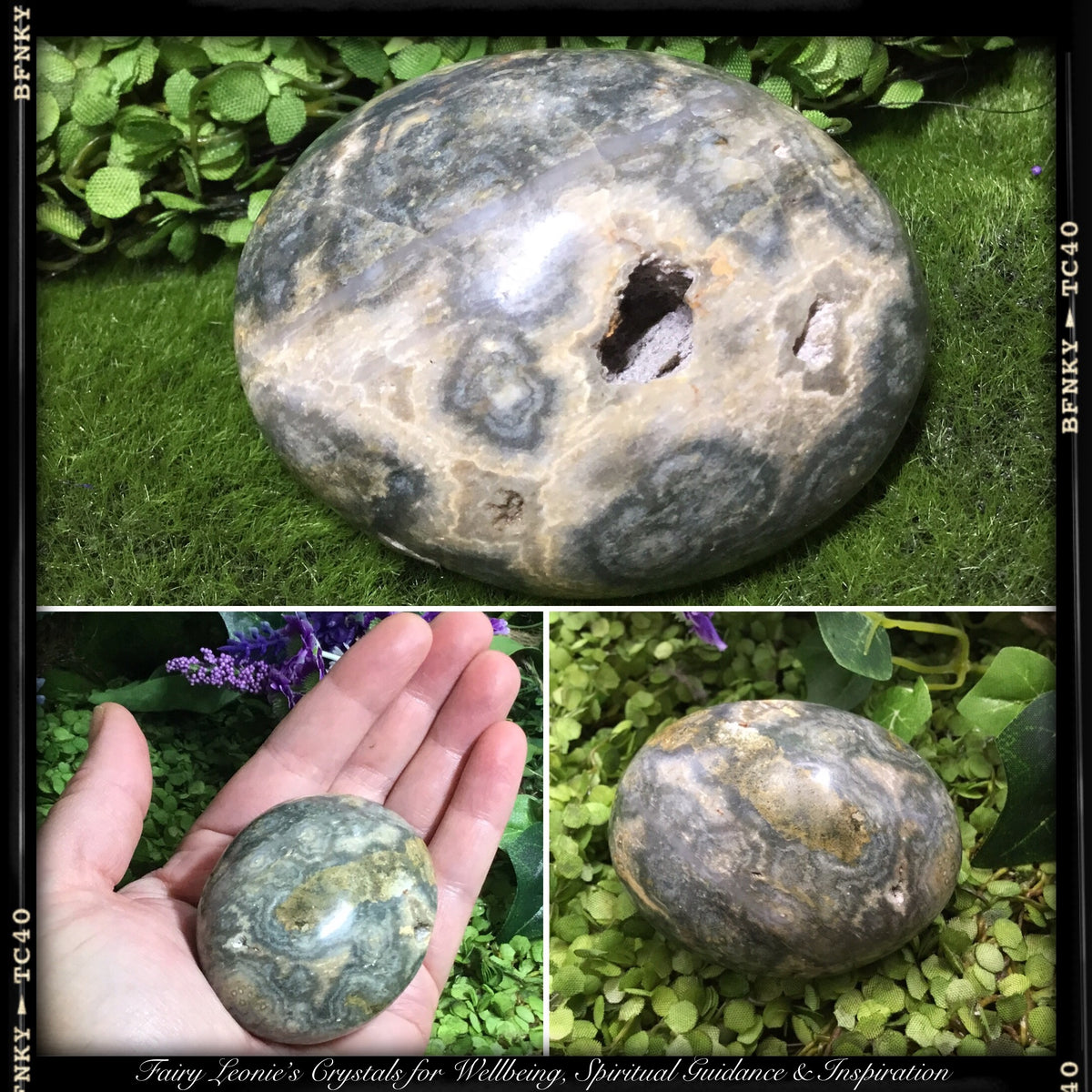 Crystals of Joy & Happiness #2 OCEAN JASPER GALETTE