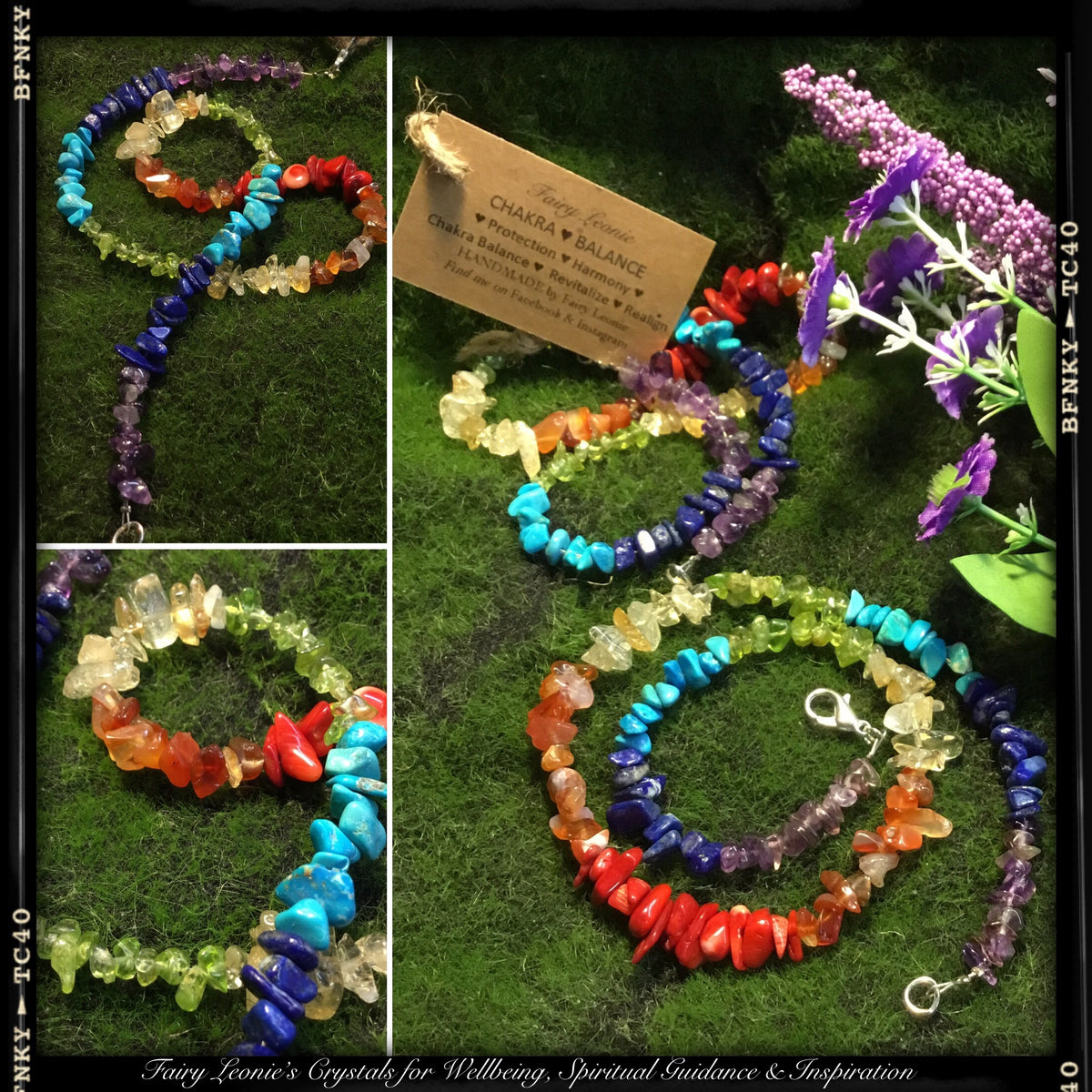 Chakra Balance Choker Chip Necklace