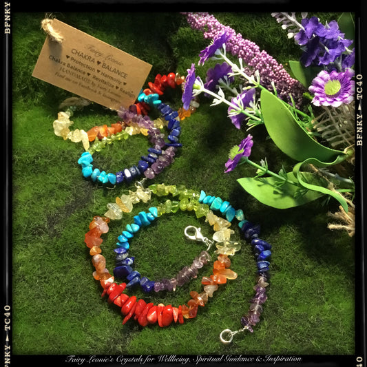 Chakra Balance Choker Chip Necklace