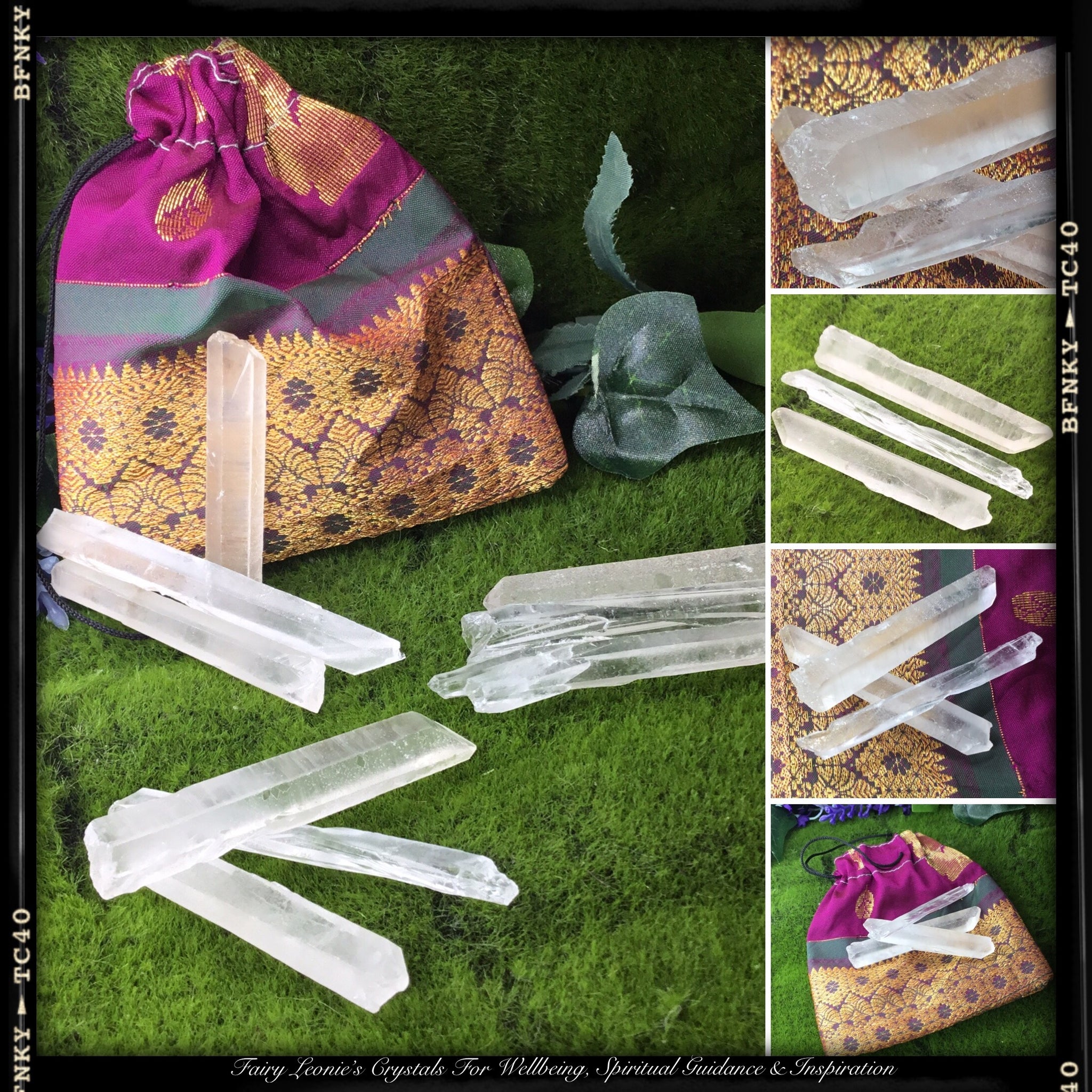 Crystals for Healing.  RAISE THE VIBRATION. Lemurian Singing Crystal Kit. Energy tool