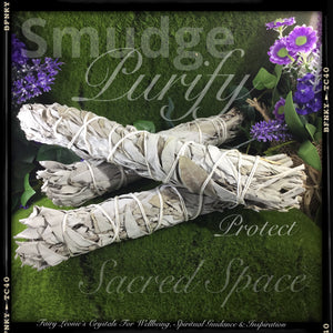 Cleanse & Purify with WHITE SAGE Smudge Bundles