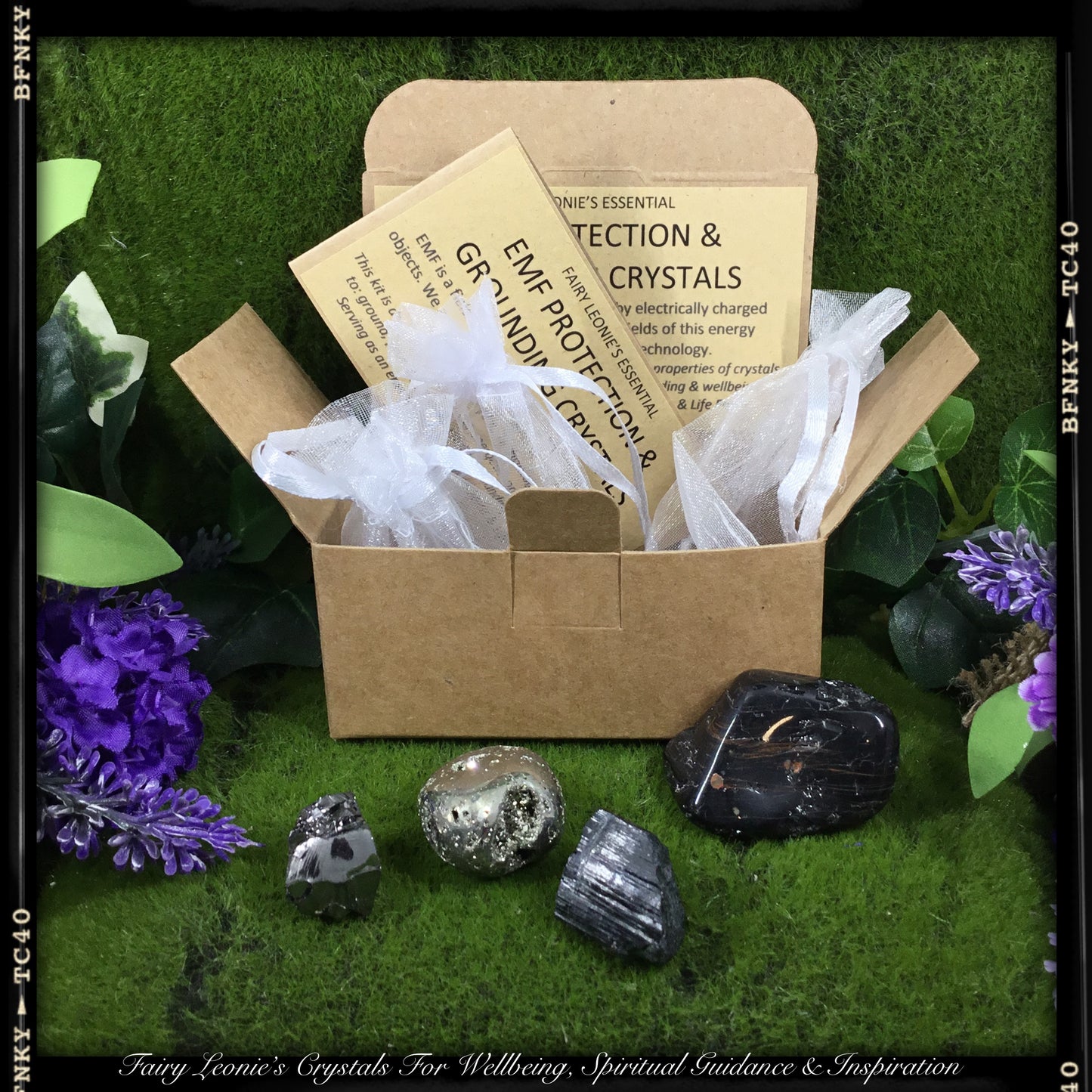 Crystals for Protection. EMF Protection and Grounding Crystal Kit