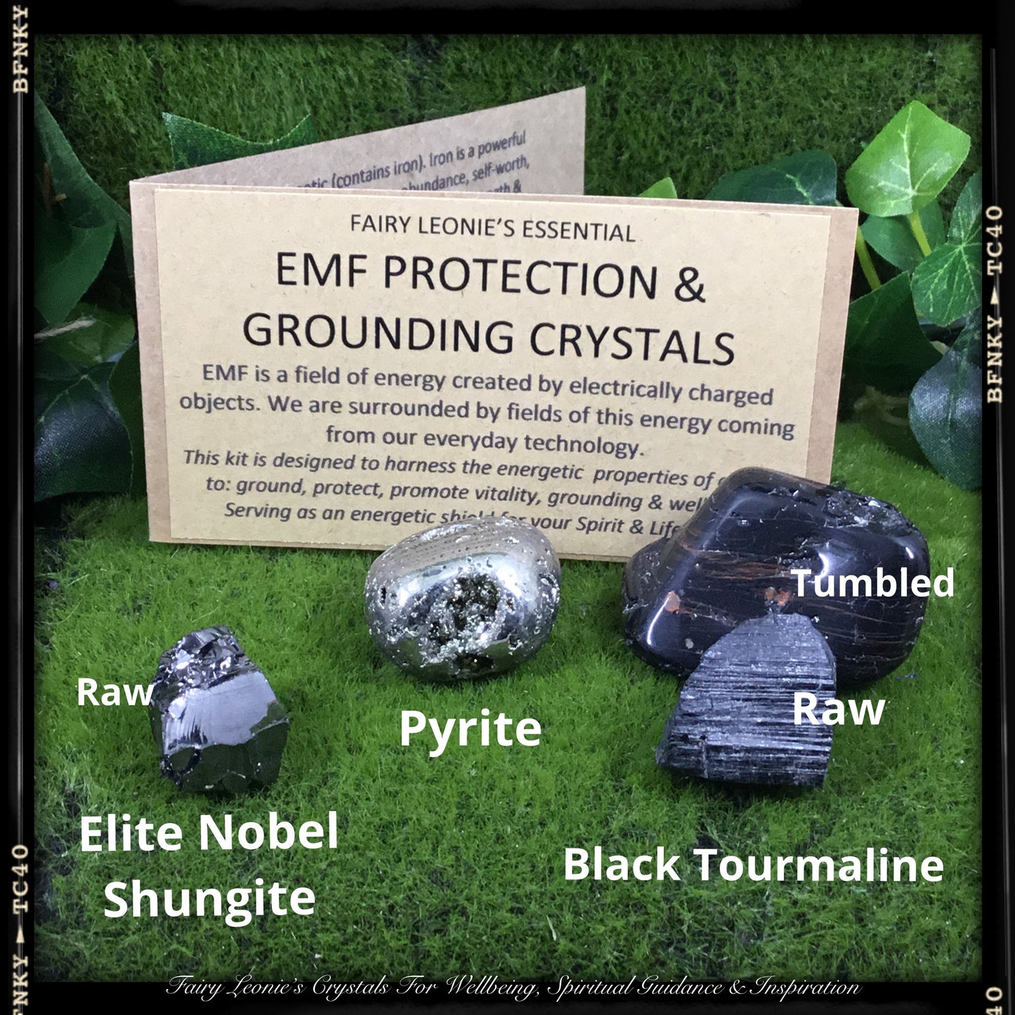 Crystals for Protection. EMF Protection and Grounding Crystal Kit