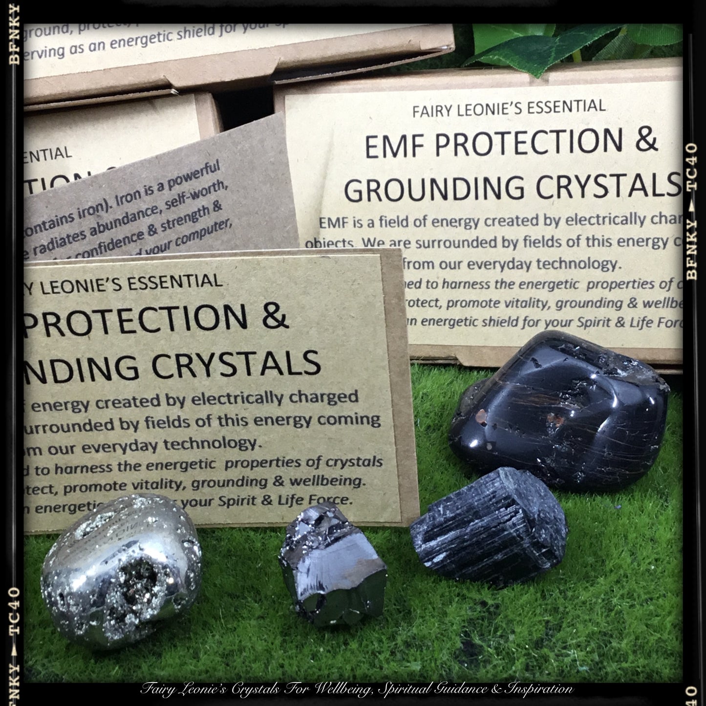 Crystals for Protection. EMF Protection and Grounding Crystal Kit