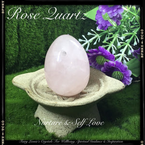 Crystals for Healing & Wellbeing  YONI “Love Egg”