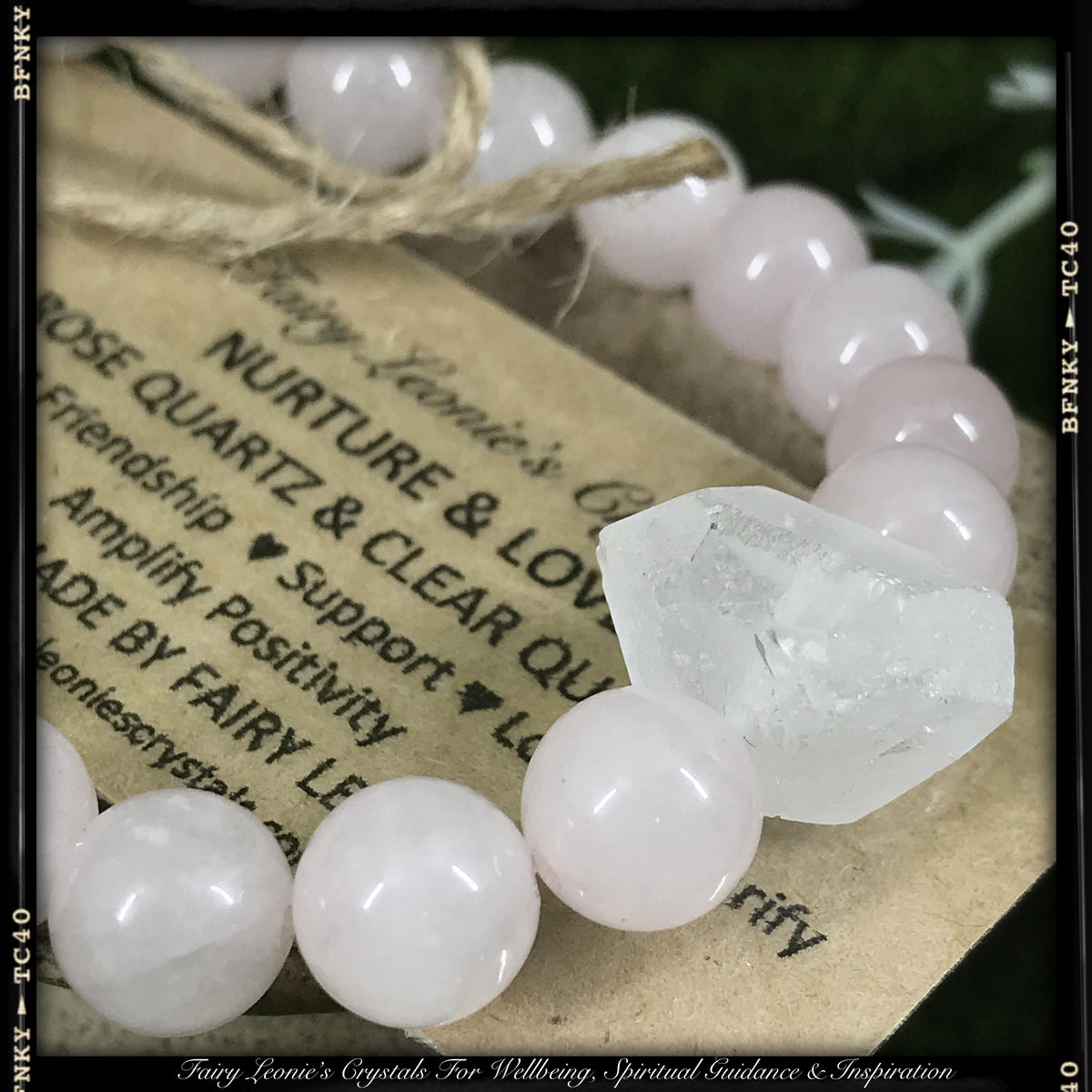 Wearable Energy Bracelet. ROSE QUARTZ FOR SELF LOVE, NURTURE & SUPPORT