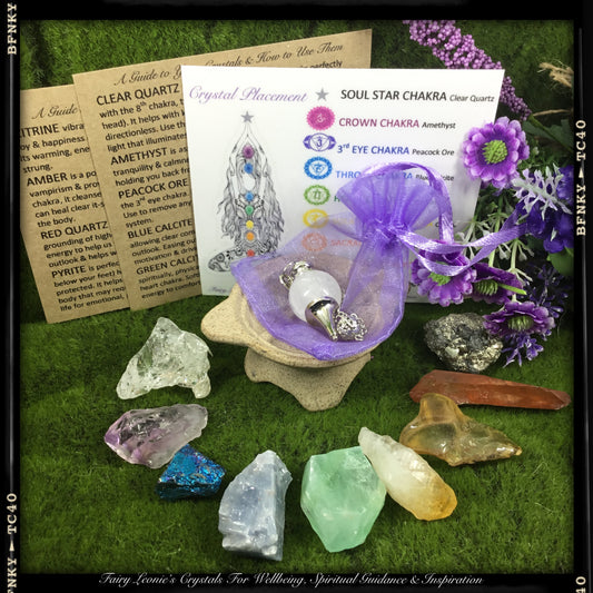 Crystals of Healing  Healers Complete RAW NATURAL Chakra Balance Crystal Set