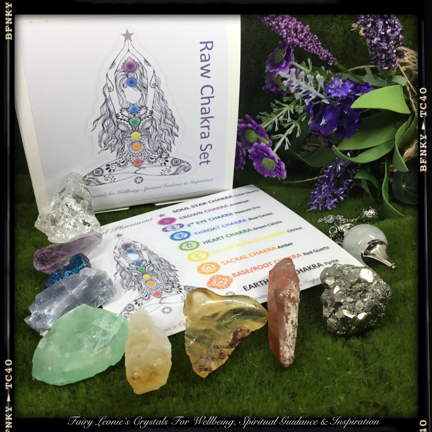 Crystals of Healing  Healers Complete RAW NATURAL Chakra Balance Crystal Set