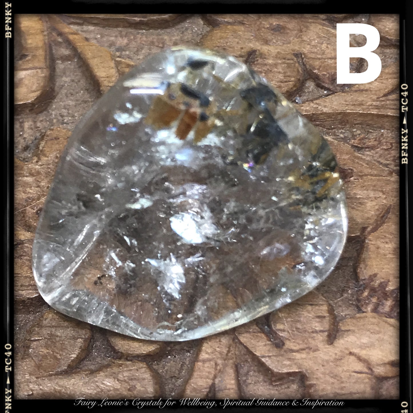 Manifestation- Tumbled RUTILATED QUARTZ Crystals