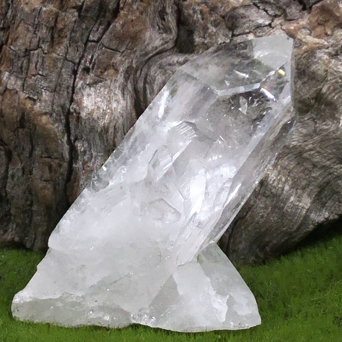 UNEARTHED TREASURE. Collectors Specimen Clear Quartz Natural Point crystal 004 by