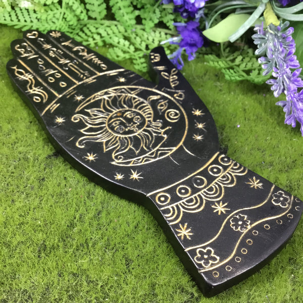 Hand of Fortune Incense Holder Altar Plate