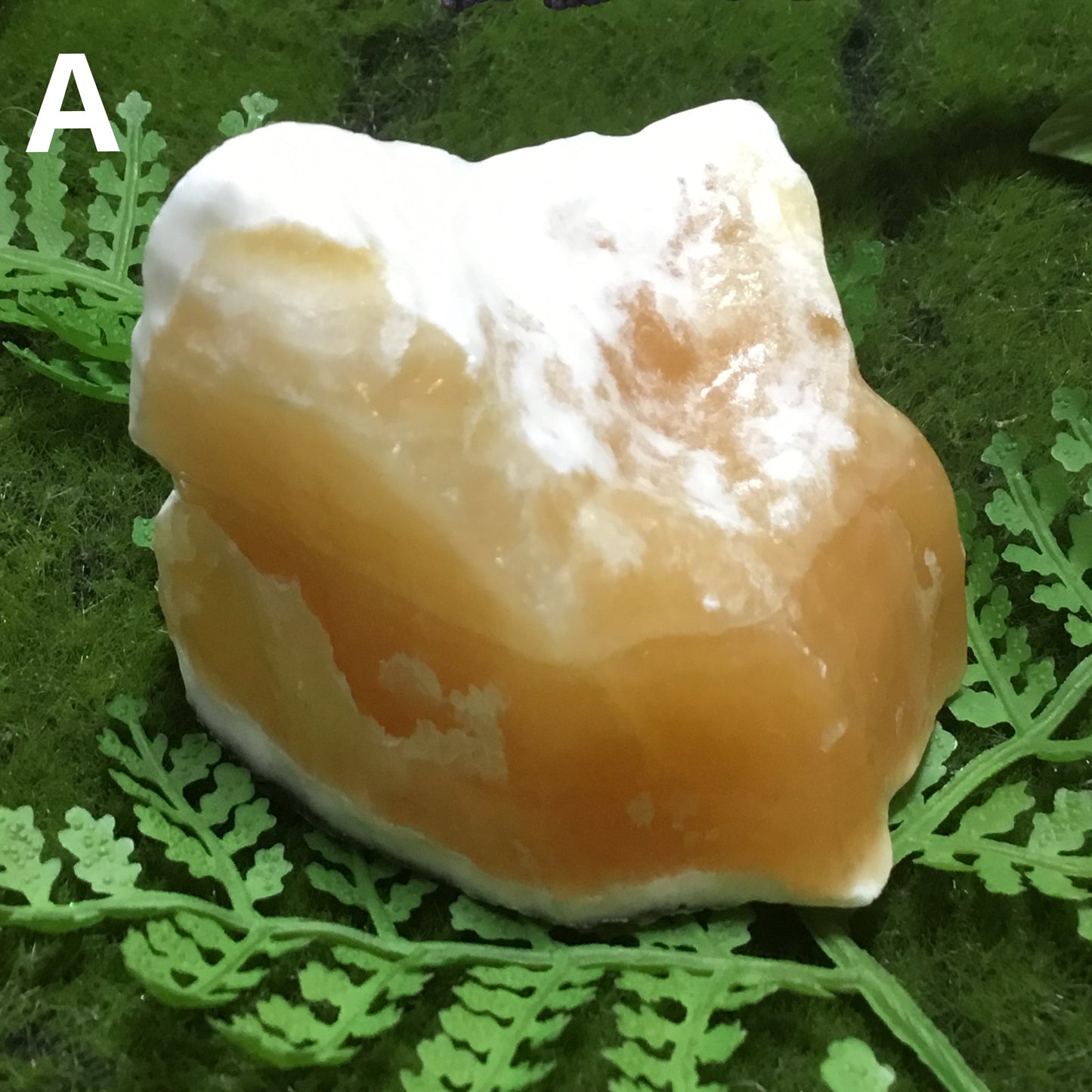 UNEARTHED TREASURE RAW ORANGE/YELLOW CALCITE