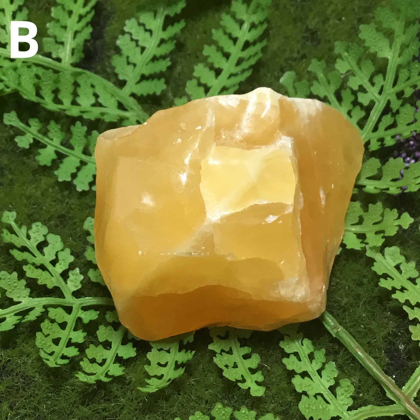 UNEARTHED TREASURE RAW ORANGE/YELLOW CALCITE