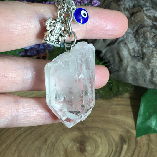 Clear Quartz Soul Mate Keyrings #1