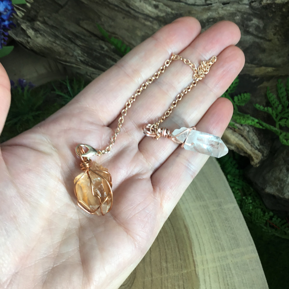 TANGERINE QUARTZ PENDULUM- Energy Sensing, Geopathic stress and Divination. Energy Work Tool